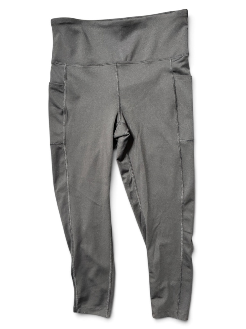 Bally's Total Fitness Black Capri Workout Leggings Women's M Activewear